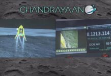 चंद्रयान-3: चांद पर उतरने वाला चौथा देश बना भारत भारत की राष्ट्रीय अंतरिक्ष एजेंसी इसरो की स्क्रीन पर चंद्रयान-3 की चंद्रमा पर लैंडिंग देखी गई